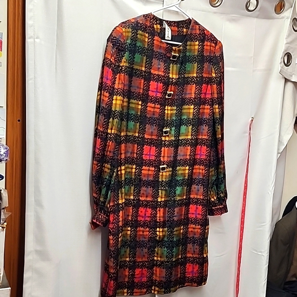 (8307) Vintage Silk dress by David Hayes